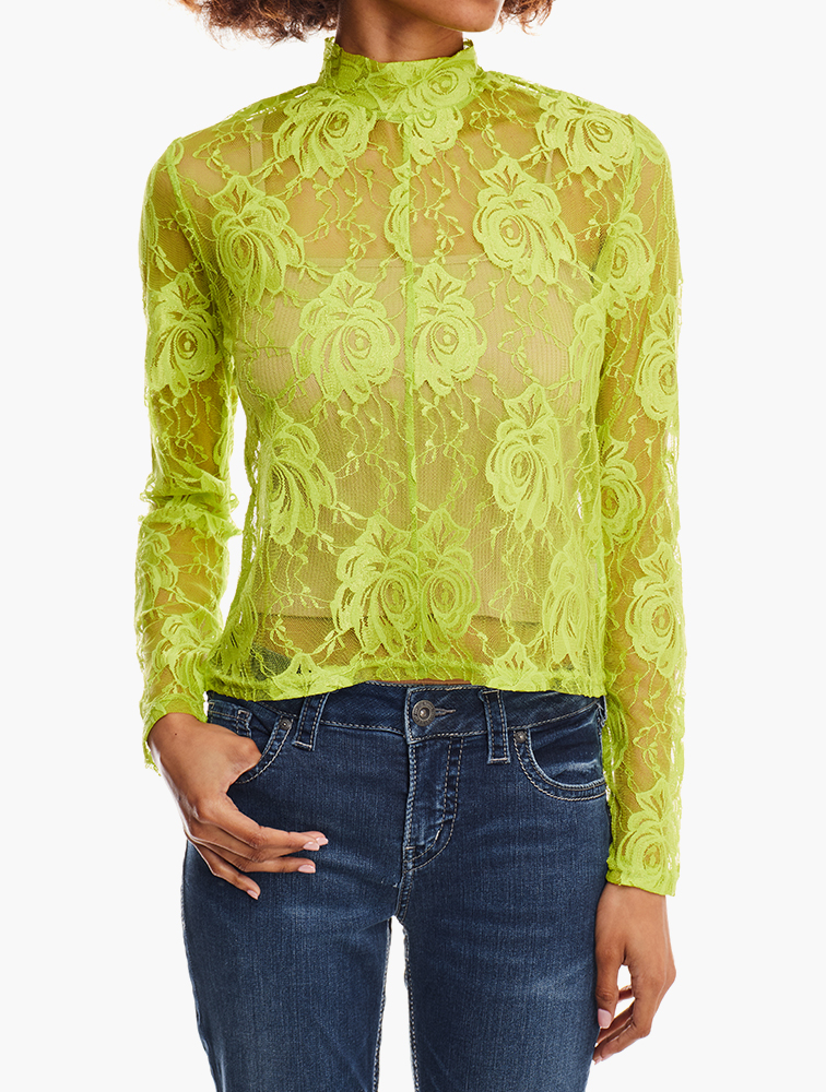 lace duck layered tops ⭐︎ Edikted Layered Lace Sleeve T-Shirt | Pacsun